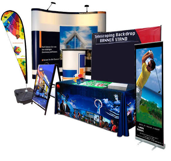Trade show displays and booth graphics